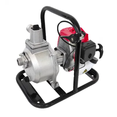 Motopompa DRK TU26, motor benzina, 2 timpi, 25.4 CC, 7 mc/h debit apa, 1" prindere furtun, 8 m adancime absorbtie Motopompa DRK TU26, motor benzina, 2 timpi, 25.4 CC, 7 mc/h debit apa, 1" prindere furtun, 8 m adancime absorbtie