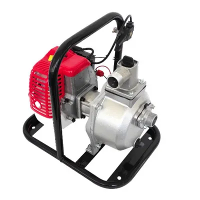 Motopompa DRK TU26, motor benzina, 2 timpi, 25.4 CC, 7 mc/h debit apa, 1" prindere furtun, 8 m adancime absorbtie Motopompa DRK TU26, motor benzina, 2 timpi, 25.4 CC, 7 mc/h debit apa, 1" prindere furtun, 8 m adancime absorbtie