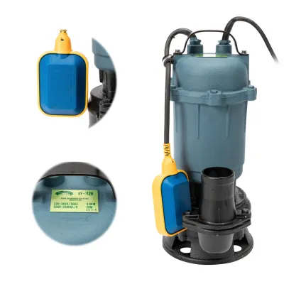 Pompa submersibila ape murdare Micul Fermier WQD10-8-0.55 PU205, cu flotor, 25 mc/h, H max. 7m, 3000 W