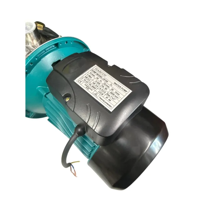 Pompa hidrofor HARCOV JS100, 2200 W, 50 l/min, refulare 44m, aspiratie 8m, corp fonta, cap inox Pompa hidrofor HARCOV JS100, 2200 W, 50 l/min, refulare 44m, aspiratie 8m, corp fonta, cap inox