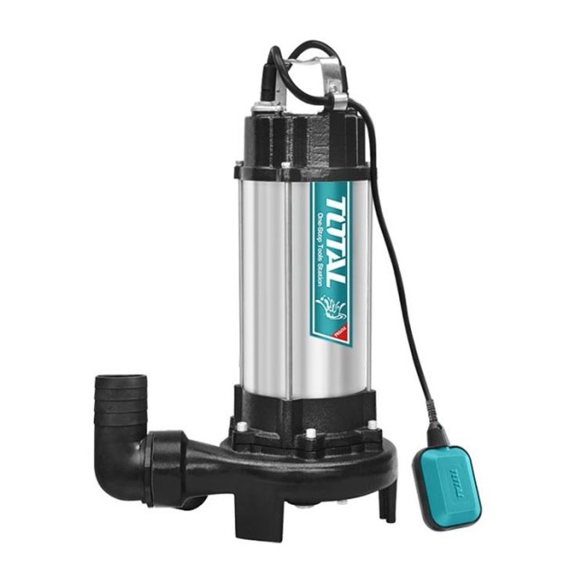 Pompa submersibila ape murdare TOTAL TWP715001, cu tocator + flotor, 20 mc/h, H max. 14.5 m, 1500 W