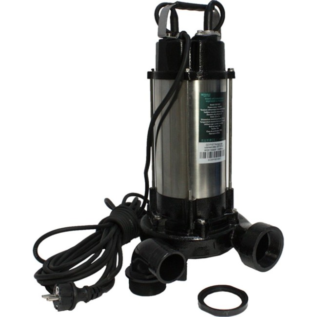Pompa submersibila ape murdare Detoolz DZ-P107, cu tocator + flotor, 23 mc/h, H max. 14 m, 1500 W