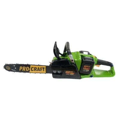 Drujba cu acumulator, Procraft PCA/2 2x20Li, Li-ion, 40 V, 4.0 Ah, sina 35cm, fara incarcator si acumulatori Drujba cu acumulator, Procraft PCA/2 2x20Li, Li-ion, 40 V, 4.0 Ah, sina 35cm, fara incarcator si acumulatori