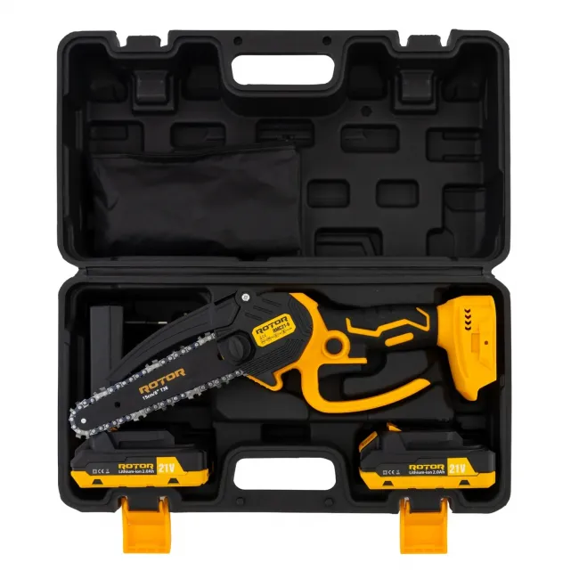 Mini drujba cu acumulator, Rotor RMC21-6, 2 Acumulatori, 21V, 2Ah, 450W