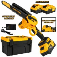 Mini drujba cu acumulator, Rotor RMC218, 2 Acumulatori, 21V, 4Ah, 500W 2 lanturi