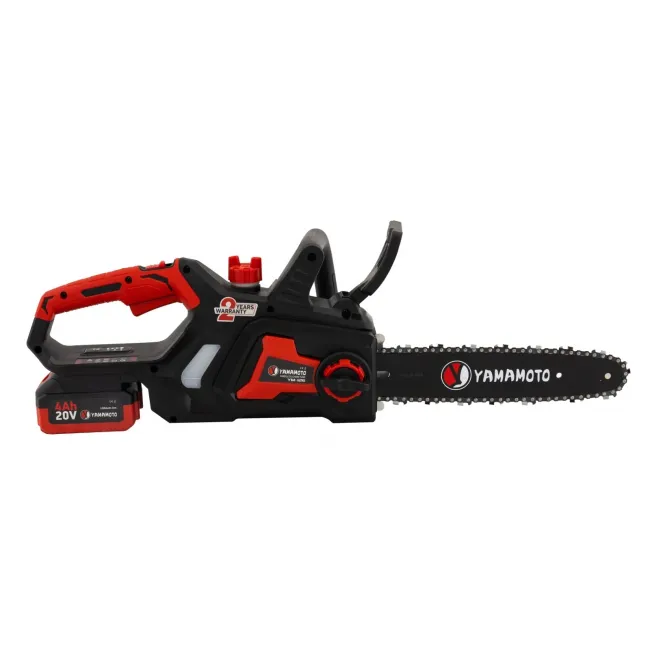 Drujba cu acumulator, Yamamoto YM.126, acumulator 20V/4.0Ah, lungime sina 14 inch, motor Brushless
