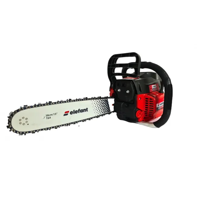 Drujba pe Benzina ELEFANT CS5800B 4 kW, 5,5 CP, 3400 RPM, 2 Lame si 2 Lanturi (40 si 45 cm)