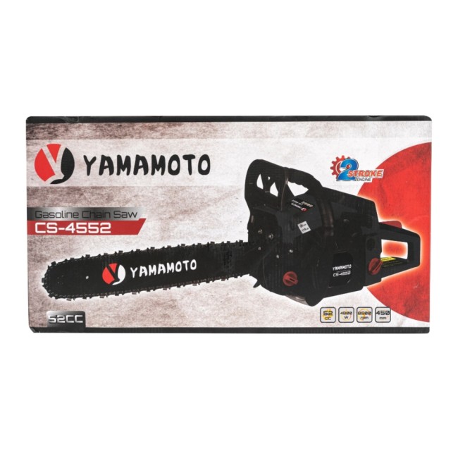 Drujba / motofierastrau pe benzina Yamamoto CS-4552, lungime sina 40 cm, 4.5 CP, 5.3 kg