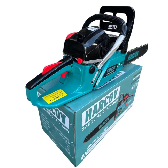 Drujba / motofierastrau pe benzina, Harcov HC325, lungime sina 40 cm, 6.5 CP, 4.8 kW - 2 lame, 2 lanturi