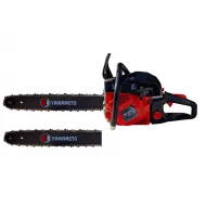 Drujba / motofierastrau pe benzina Yamamoto, 5.5 CP, 4.1 KW, 6.1 kg, 2 lame, 2 lanturi