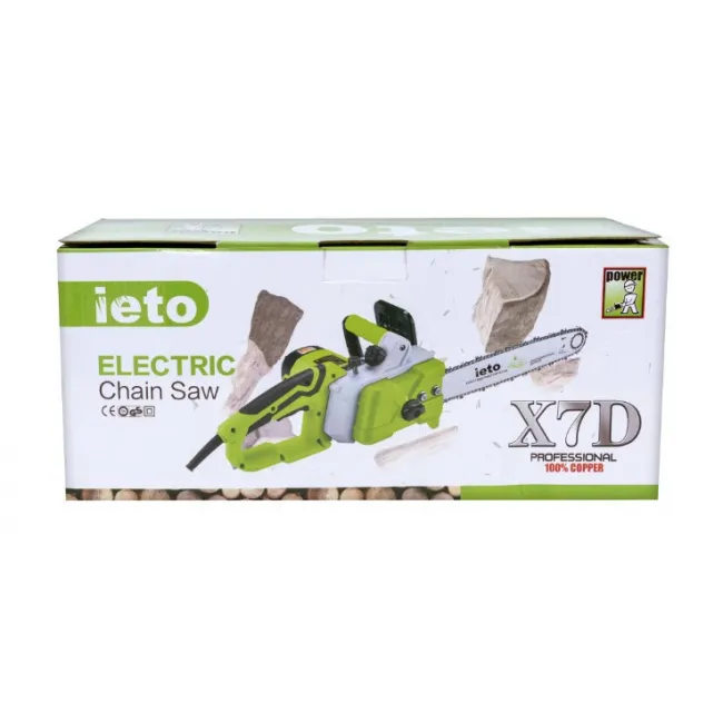 Fierastrau electric cu lant IETO X7, lungime sina 405 mm, 2800 W, 4000 RPM