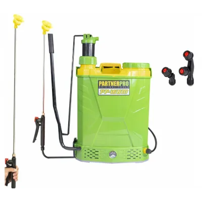 Pompa de stropit cu acumulator 2 in 1 PARTNERPRO, rezervor 16l