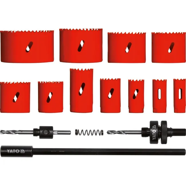 Set Carote BI-METAL, 19 - 76mm, 15buc, YATO YT-3381