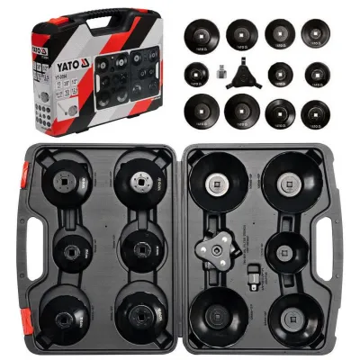 Set chei tubulare pentru filtru ulei, Yato YT-0594, 13 piese Set chei tubulare pentru filtru ulei, Yato YT-0594, 13 piese