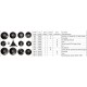 Set chei tubulare pentru filtru ulei, Yato YT-0594, 13 piese