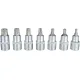 Trusa 16 Piese Chei Tubulare Torx E10-E24 si capete biti torx T10-T70, Cr-V