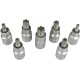 Trusa 16 Piese Chei Tubulare Torx E10-E24 si capete biti torx T10-T70, Cr-V