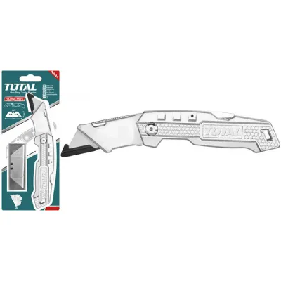Cutter cu Lama Trapezoidala 61mmx19mm, TOTAL THT5136138 Cutter cu Lama Trapezoidala 61mmx19mm, TOTAL THT5136138