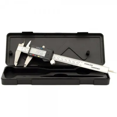 Subler profesional digital de exterior si de interior cu tija de adancime, inch-mm 0-150mm