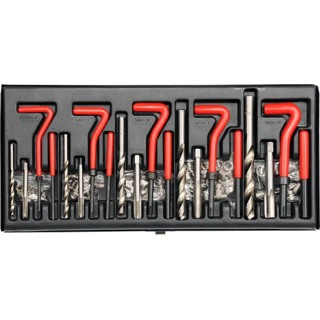 Set Reparatie Filete Stricate Yato YT-1763, M5-M12, 131 Piese