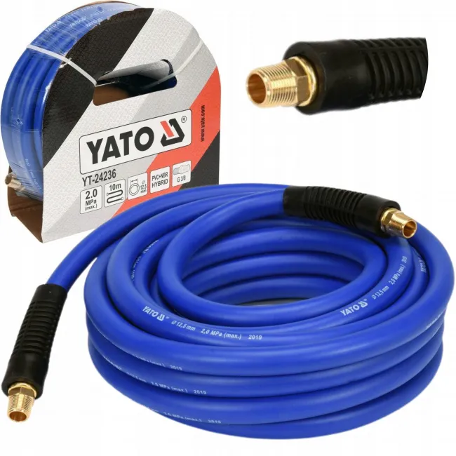 Furtun de aer comprimat hibrid 3/8" 10m Yato YT-24236