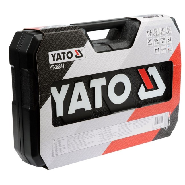 Trusa de scule profesionala YATO XXL 216 piese YT-38841