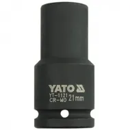 Cheie tubulara lunga de impact, 21mm, 3/4" CR-MO, Yato YT-1121