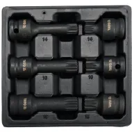 Set Chei Impact tip Spline 1/2", 6 Bucati, Yato YT-10652