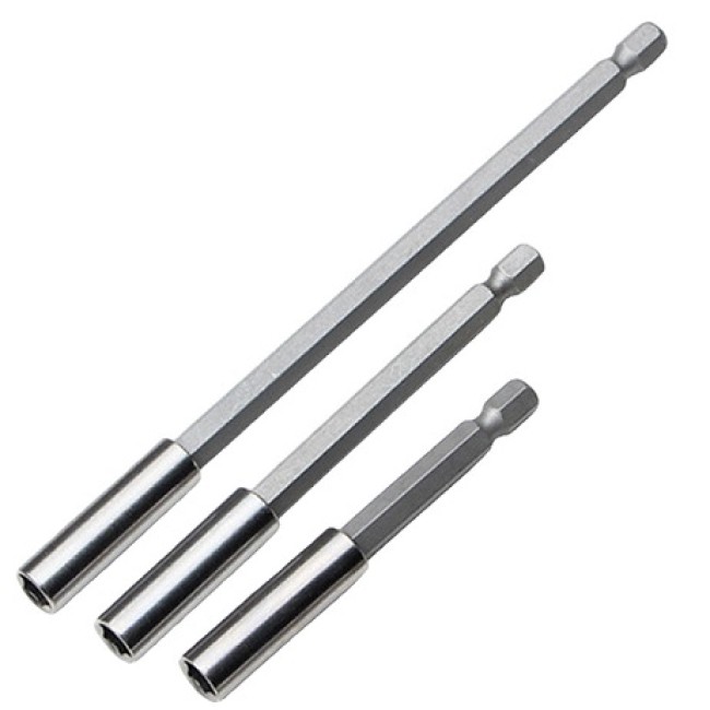 Set 3 Prelungitoare de Surubelnita Hexagonal magnetic 1/4, 60mm, 100mm, 150mm, SDY-94219 Set 3 Prelungitoare de Surubelnita Hexagonal magnetic 1/4, 60mm, 100mm, 150mm, SDY-94219