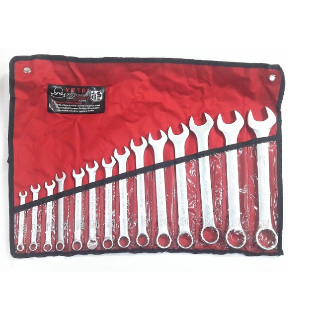Chei combinate, 8-32 mm, set 14 bucati, satinate, CrV Chei combinate, 8-32 mm, set 14 bucati, satinate, CrV