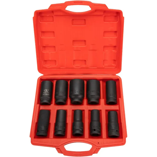 Set Chei Tubulare Impact 1, 10 Piese 17 - 41mm