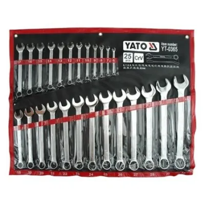Set 25 chei combinate 6 - 32 mm Yato YT-0365  Set 25 chei combinate 6 - 32 mm Yato YT-0365