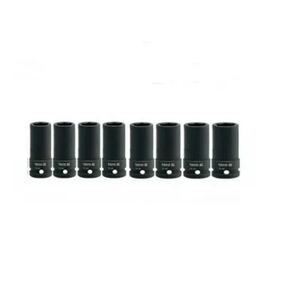 Set 8 chei tubulare de impact YATO 3/4, 22-41mm, YT-1155 Set 8 chei tubulare de impact YATO 3/4, 22-41mm, YT-1155