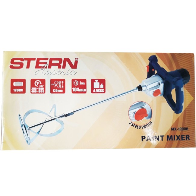 Mixer electric pentru vopsele / adezivi / mortare, Stern MX1200B, 1200 W