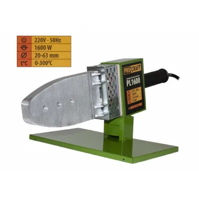 Plita PPR Procraft PL1600, 800W, 6 bacuri, aparat lipit tevi Plita PPR Procraft PL1600, 800W, 6 bacuri, aparat lipit tevi