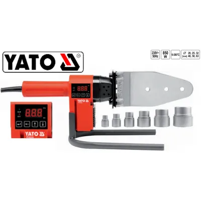 Trusa sudura pentru lipire tevi si fitinguri PPR, Yato YT-82250, 20 - 63 mm, 850 W