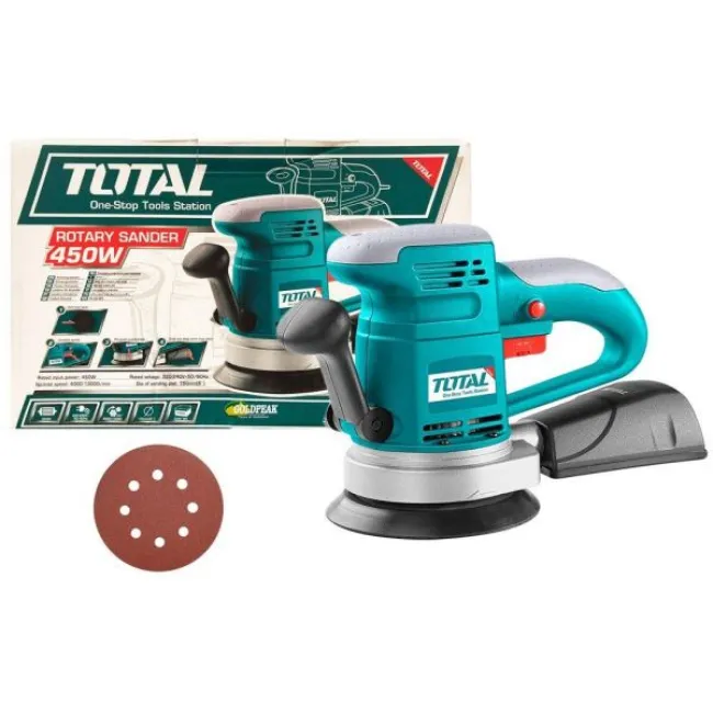 Masina de slefuit rotativa, TOTAL, 450 W, disc 150 mm