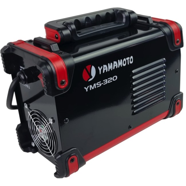 Pachet aparat de sudura de tip invertor Yamamoto YMS-320, MMA + Masca automata YMV-1 , 320A, diametru electrozi 1.6-4mm, rosu/negru