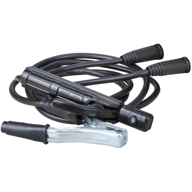 Set cablu de sudura cu cleste port-electrod 200A si cupla cablu DKJ 10-25mmp + cablu de sudura cu cleste de masa 300A si cupla cablu DKJ 10-25mmp 16mmp pentru Invertor Sudura Mini EPTO 3M