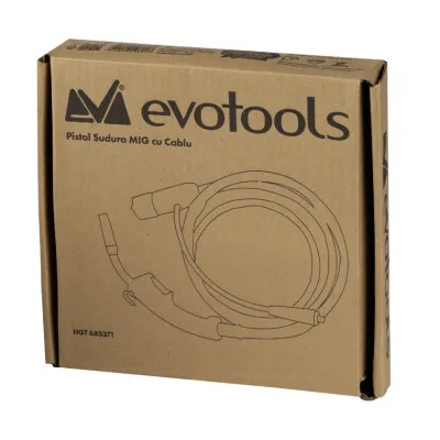 Pistol sudura MIG cu cablu Evotools, lungime 1.38 m
