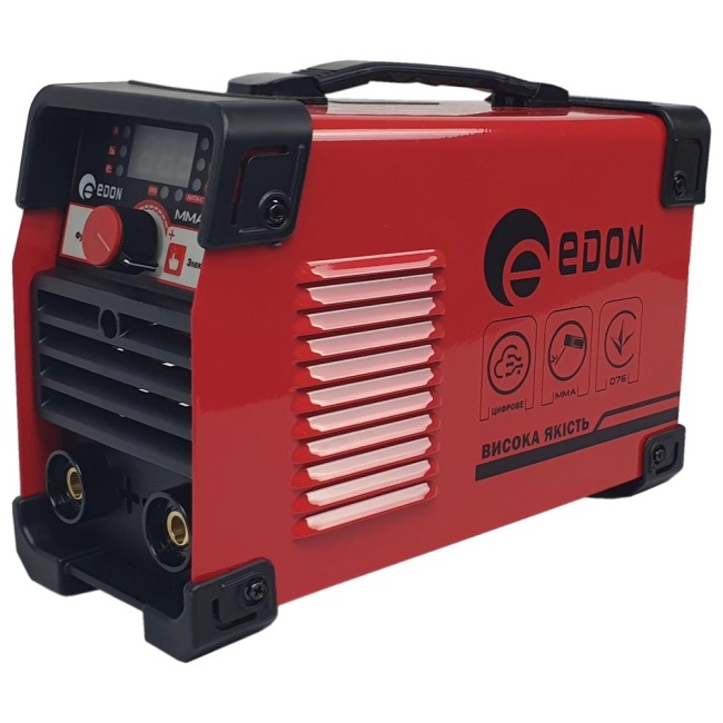 Invertor de sudura EDON MMA 365, afisaj electronic, ventilator racire, cablu sudura 2.8m, cablu masa 1.8m