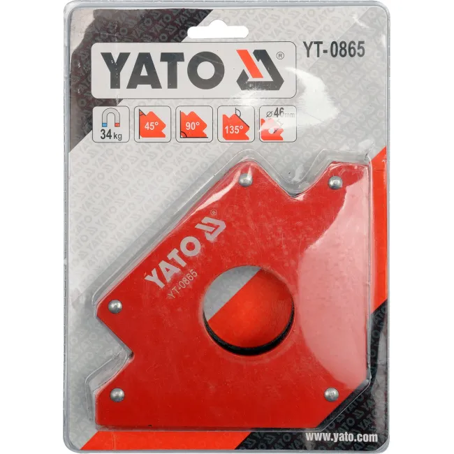 Dispozitiv Magnetic Fixare pentru Sudura, Yato YT-0865, 34 Kg