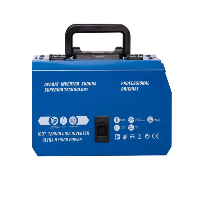 Aparat de sudura tip invertor, Ural CMP1697, sudura MIG/MMA/LIFT TIG , 495A, afisaj digital, 0.8-1.2mm, accesorii incluse, albastru