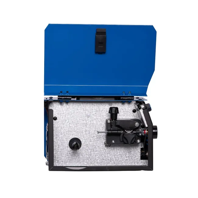Aparat de sudura tip invertor, Ural CMP1697, sudura MIG/MMA/LIFT TIG , 495A, afisaj digital, 0.8-1.2mm, accesorii incluse, albastru