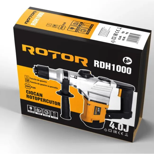 Ciocan rotopercutor Rotor RDH1000, 100 W, 4 J, SDS-Plus