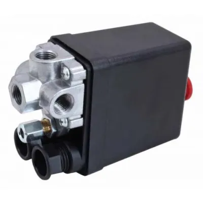 Presostat pentru compresor aer comprimat 12 Bar, 3 iesiri