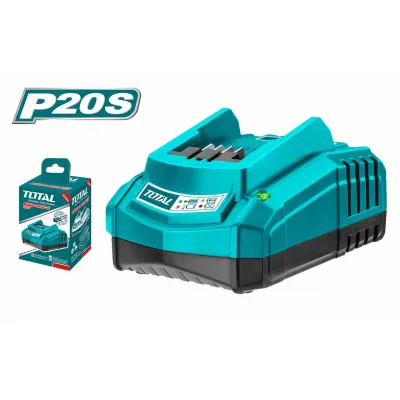 Incarcator Rapid TOTAL, Acumulator Li-Ion, 20V, 2Ah, INDUSTRIAL TFCLI2001E Incarcator Rapid TOTAL, Acumulator Li-Ion, 20V, 2Ah, INDUSTRIAL TFCLI2001E
