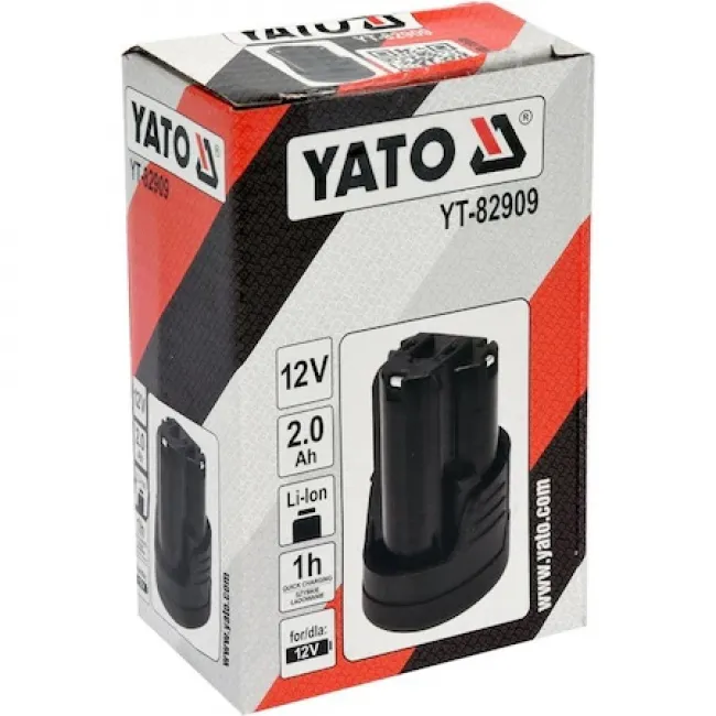 Acumulator Li-Ion 12 V, 2 Ah, Yato YT-82909 Acumulator Li-Ion 12 V, 2 Ah, Yato YT-82909