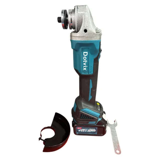 Set 3 piese scule electrice 88V cu 2 acumulatori 5Ah, DOTVIX, Bormasina cu Impact + Flex unghiular + Autofiletanta cu Percutie