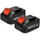 Polizor unghiular / Flex cu acumulator Yato YT-82828, 18V, 3A, 10000 RPM, 125mm, valiza transport, 2 baterii incluse